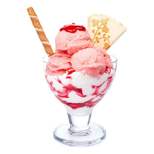 Pink Modern Ice Cream