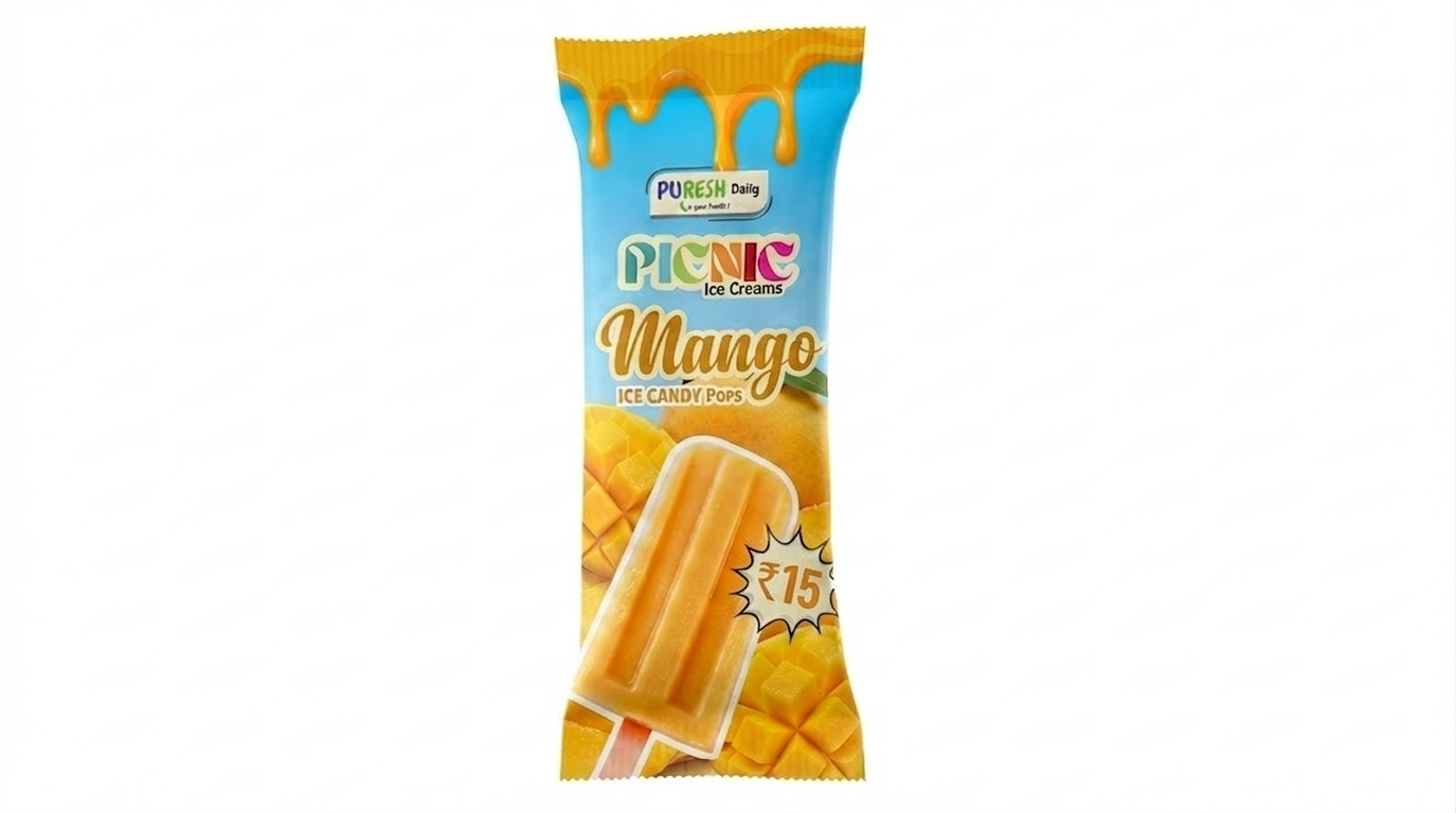 Mango Ice Pops