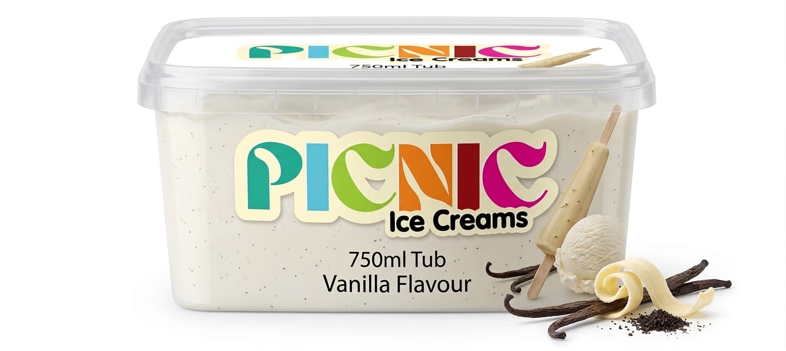 Vanilla Ice cream - 750ml Tub