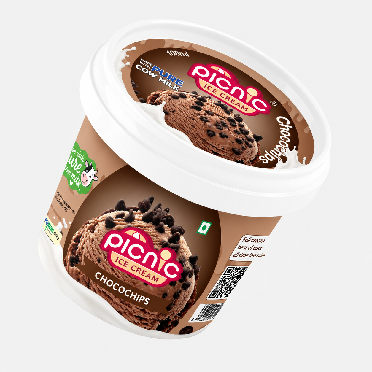 Chocochips Ice Cream 100ml