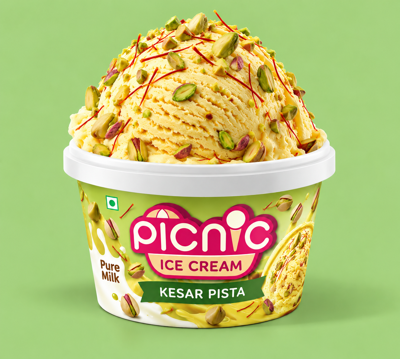 Kesar Pista Ice Cream 100ml